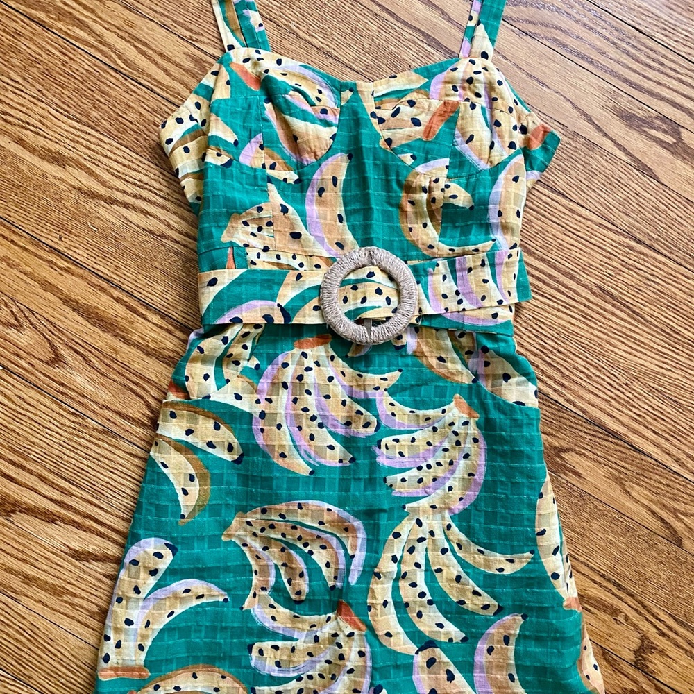 Farm Rio Raining Bananas Dress - Picture 3 of 5
